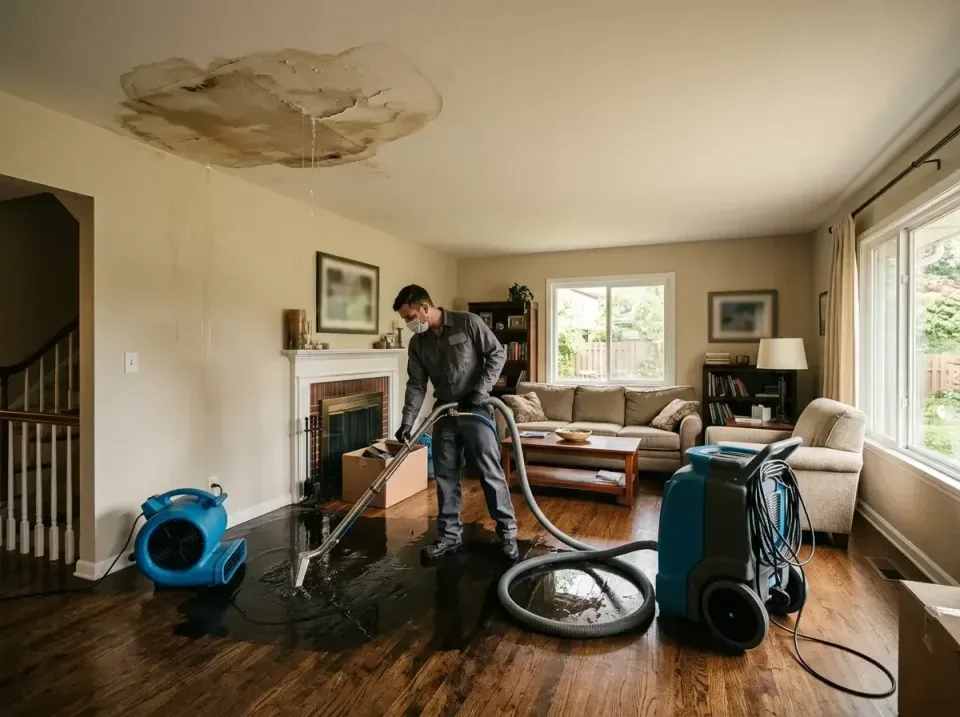 attic-pipe-burst-ceiling-drip-008 — frequently asked questions, Water Damage Restoration & Carpet Care in O'Fallon, MO